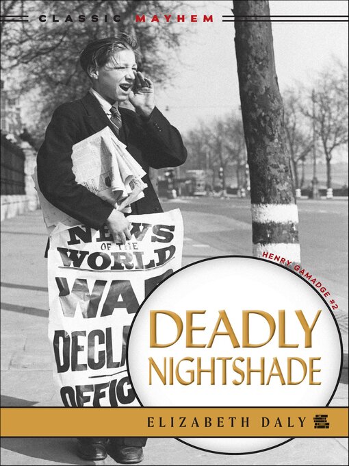Title details for Deadly Nightshade by Elizabeth Daly - Available